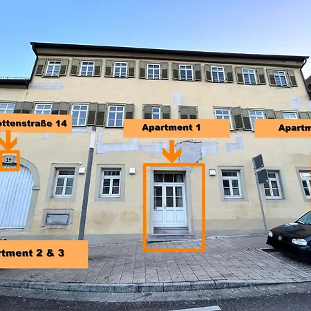 Backhome - Business&Family - Fantastische Schlosslage, Smarttv, Waschmaschine, Netflix, 70Qm, 24H Checkin - Apartment 2 Ludwigsbourg Extérieur photo