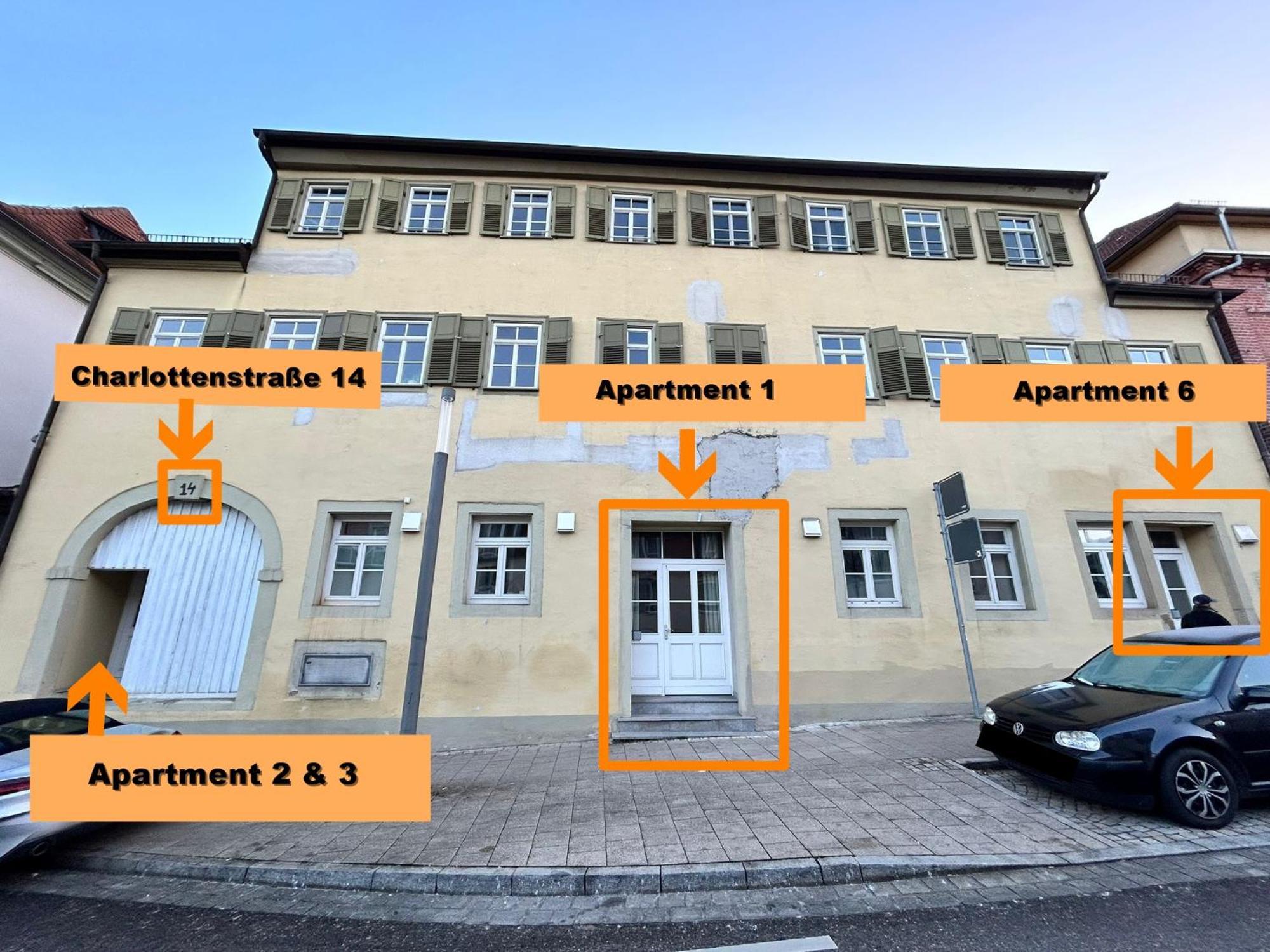 Backhome - Business&family - Fantastische Schlosslage, Smarttv, Waschmaschine, Netflix, 70qm, 24h Checkin - 2 * Ludwigsburg